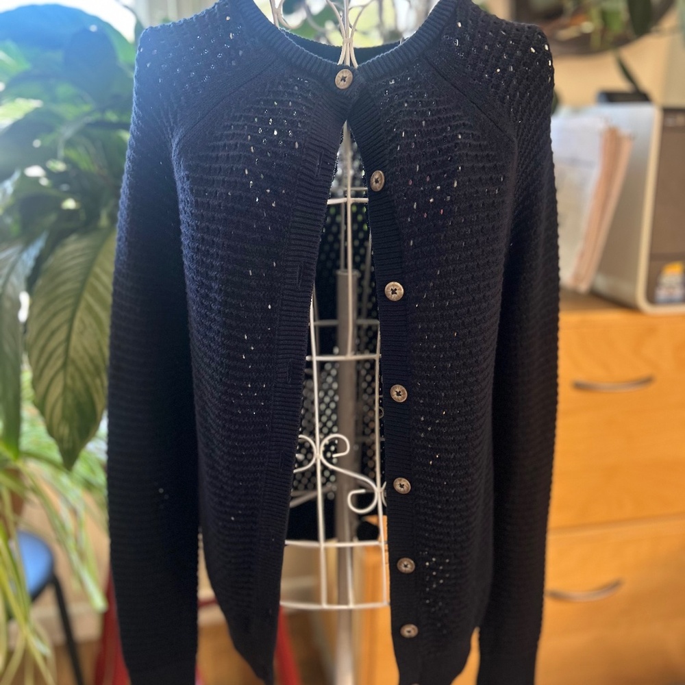 Max Studio Crochet cardigan